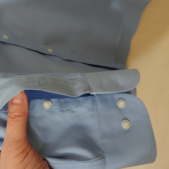 Nordstrom Men's Size 17 32/33 Traditional Fit Long Sleeve Buttondown - Picture 3 of 7